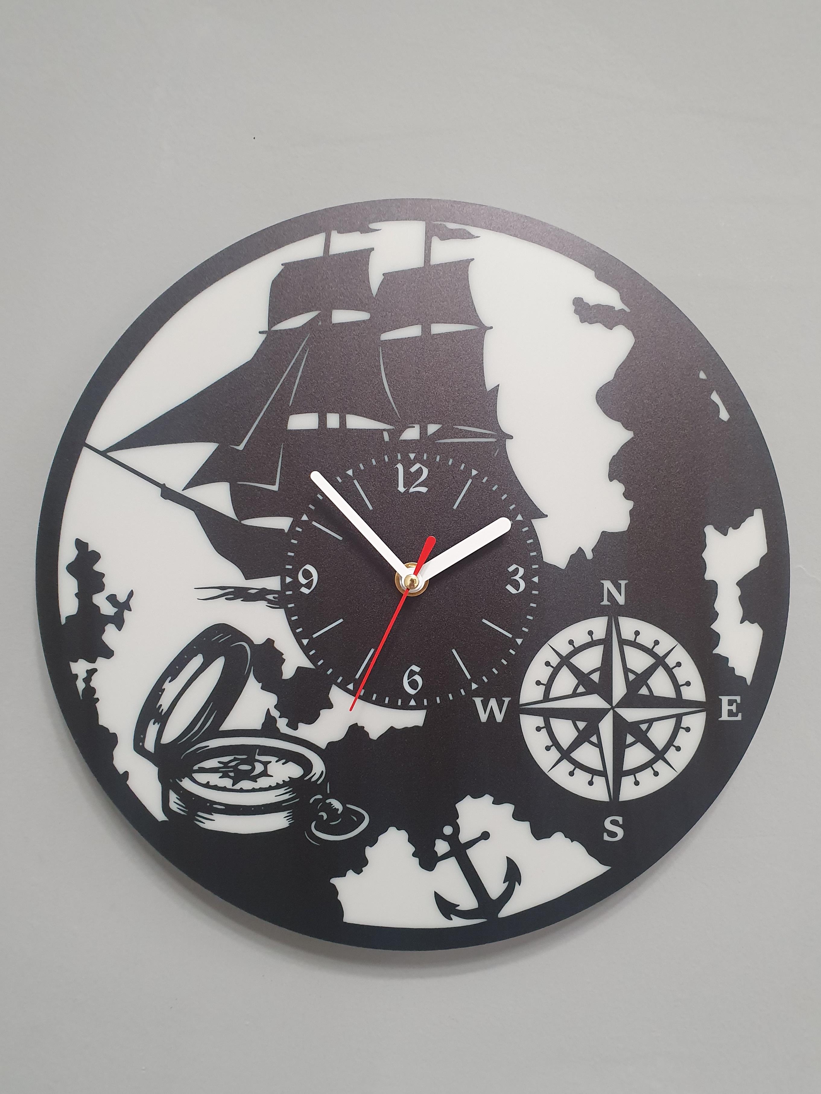 Часы настенные Морской корабль (5236)