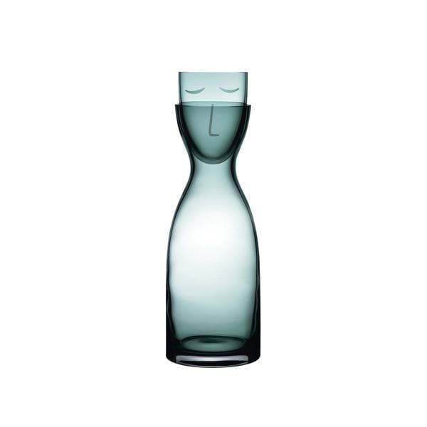 Графин Mr&Mrs Nude Glass хрустальный с чашкой 700 мл Green