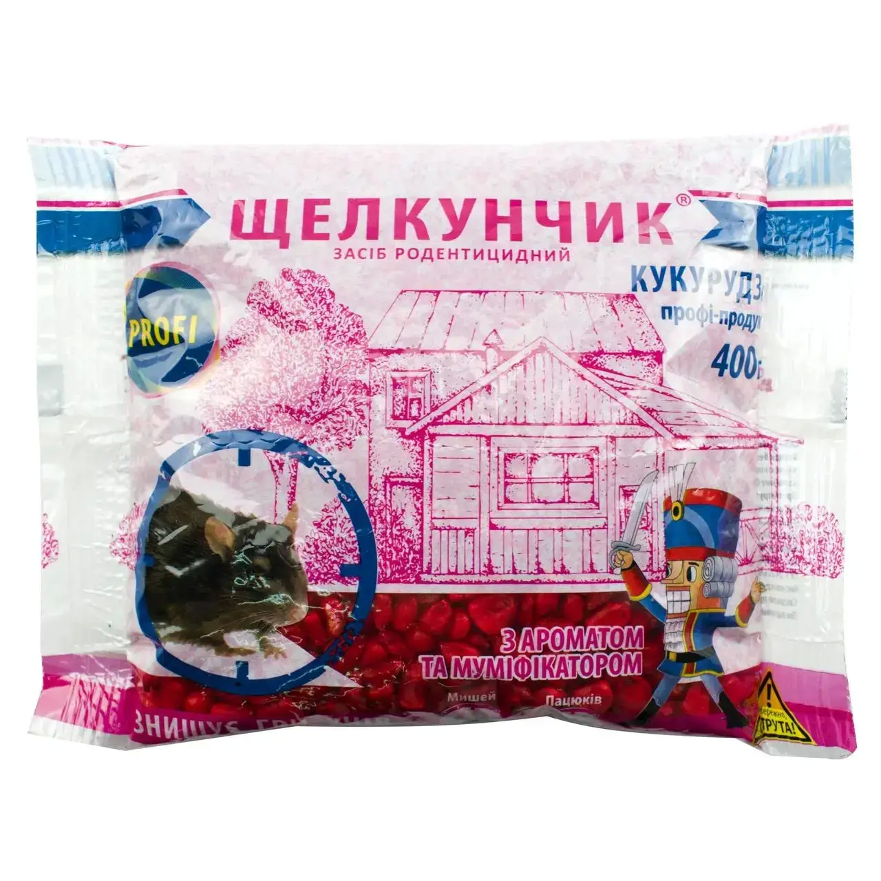 Кукуруза от крыс и мышей Щелкунчик 400 г 10 шт. (81ca2839)