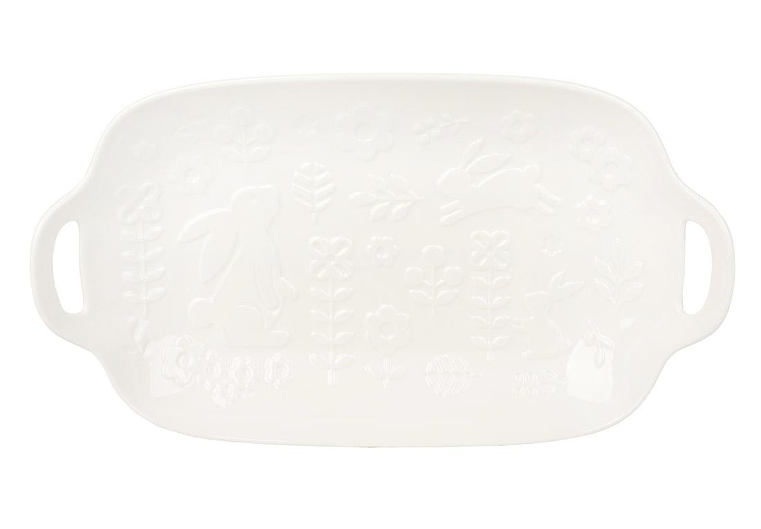 Блюдо фарфоровое Secret Meadow с ручками 33,5x18x5,4 см (988-547)