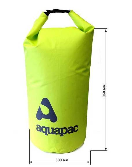 Гермомешок водонепроницаемый AQUAPAC 717 TrailProof Drybags 70 л Салатовый - фото 2