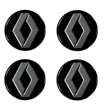 Наклейки на колпаки Renault 90 мм 4 шт.