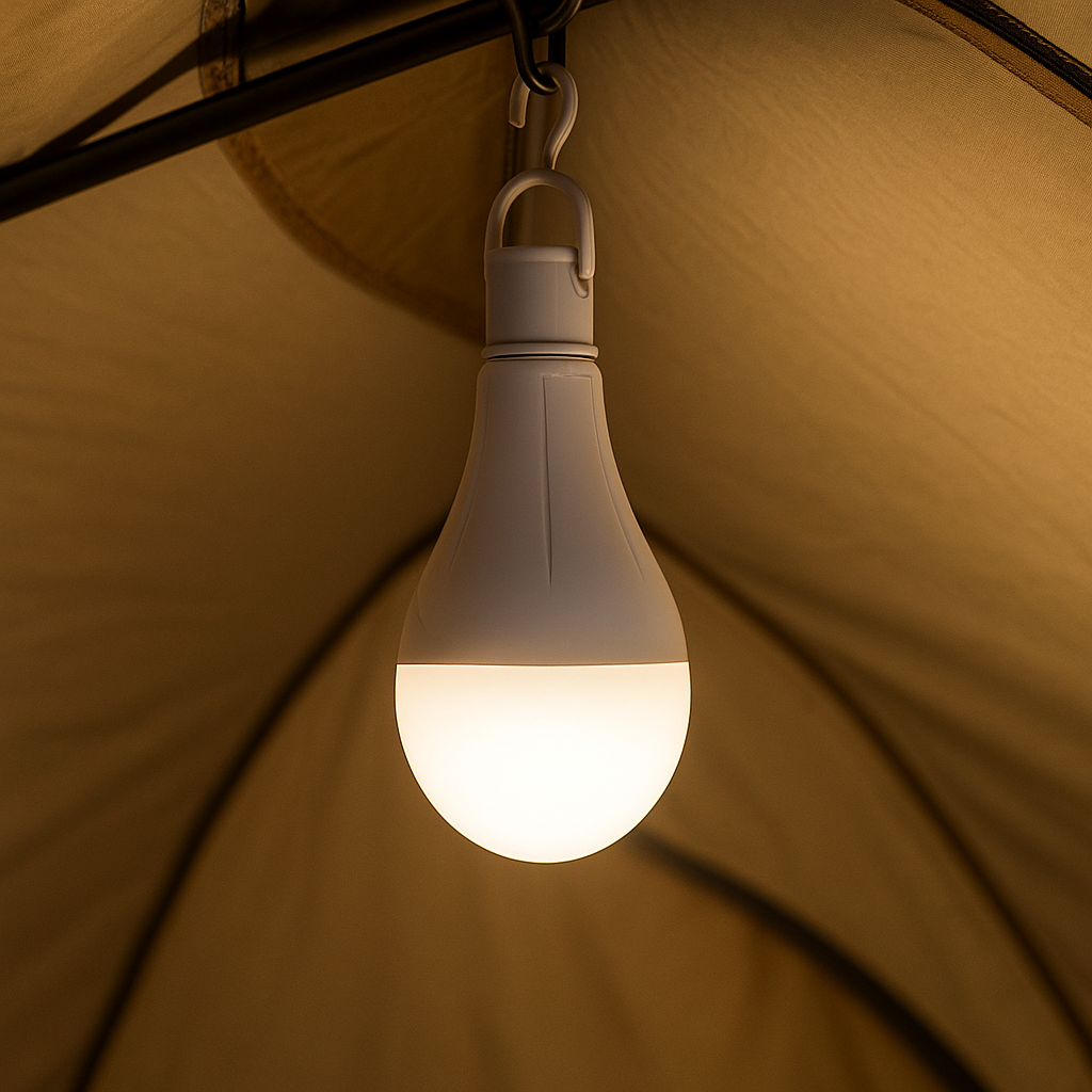 Лампочка акумуляторна LED з гачком для підвішування NEI HL-E05 2 АКБ 18650 E27 (AMN) - фото 2 Лампочка акумуляторна LED з гачком для підвішування NEI HL-E05 2 АКБ 18650 E27 (AMN) - фото 2