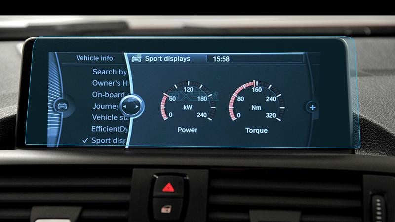 Стекло защитное Pixsel гибридный глянец на монитор BMW 1 10,8“ 2015-2018 F20/F21