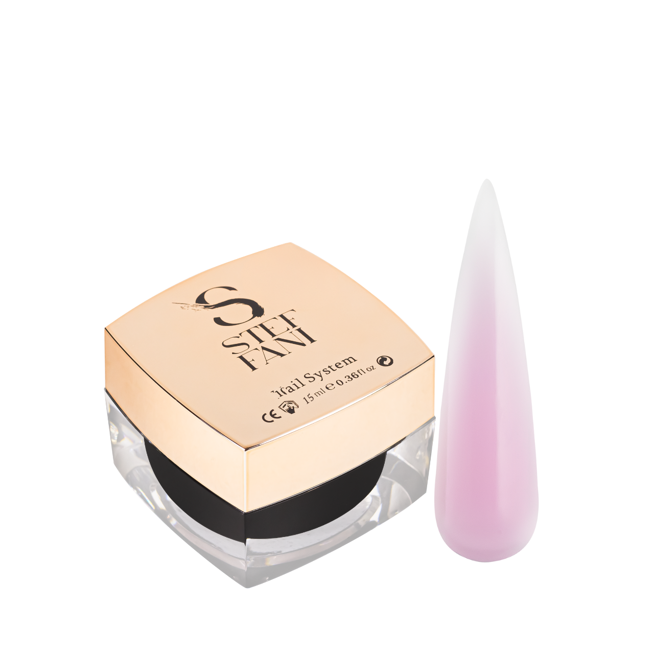 Гель для нарощування нігтів камуфлюючий Steffani Jelly Gel 15 мл 05 Світлий Рожевий