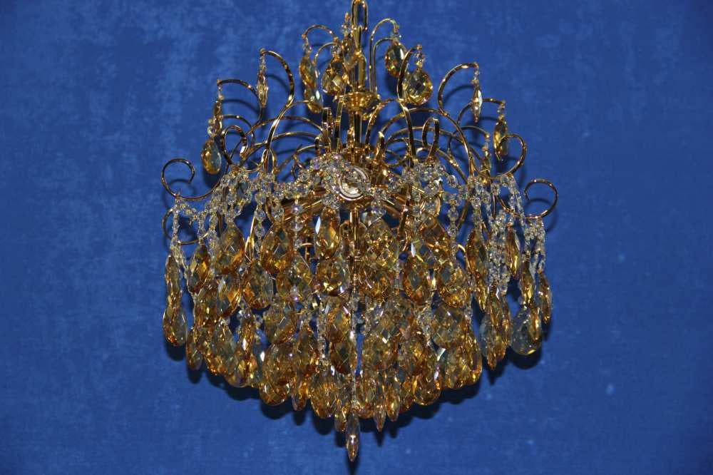 Хрустальная люстра L0717/6 DLIVE Золото/Белый/Бежевый (AN000764)