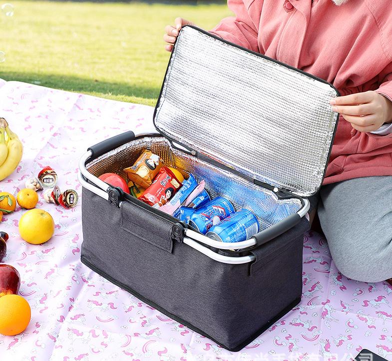 Термосумка 11305 20х23х40 см Сірий (4569978) - фото 2