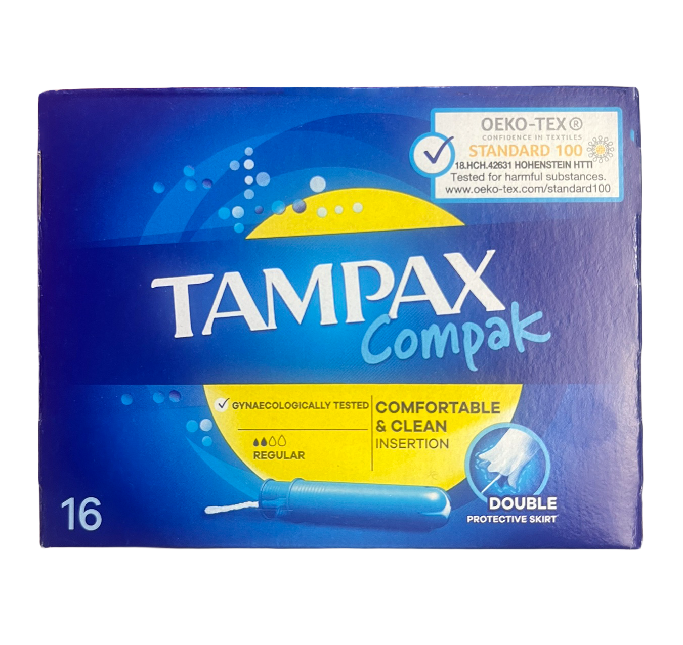 Тампоны Tampax Compak Regular 16 шт. (129384)