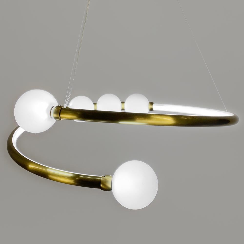 Люстра LED с акриловыми шариками Ø 80 см (901-800 AB) - фото 3