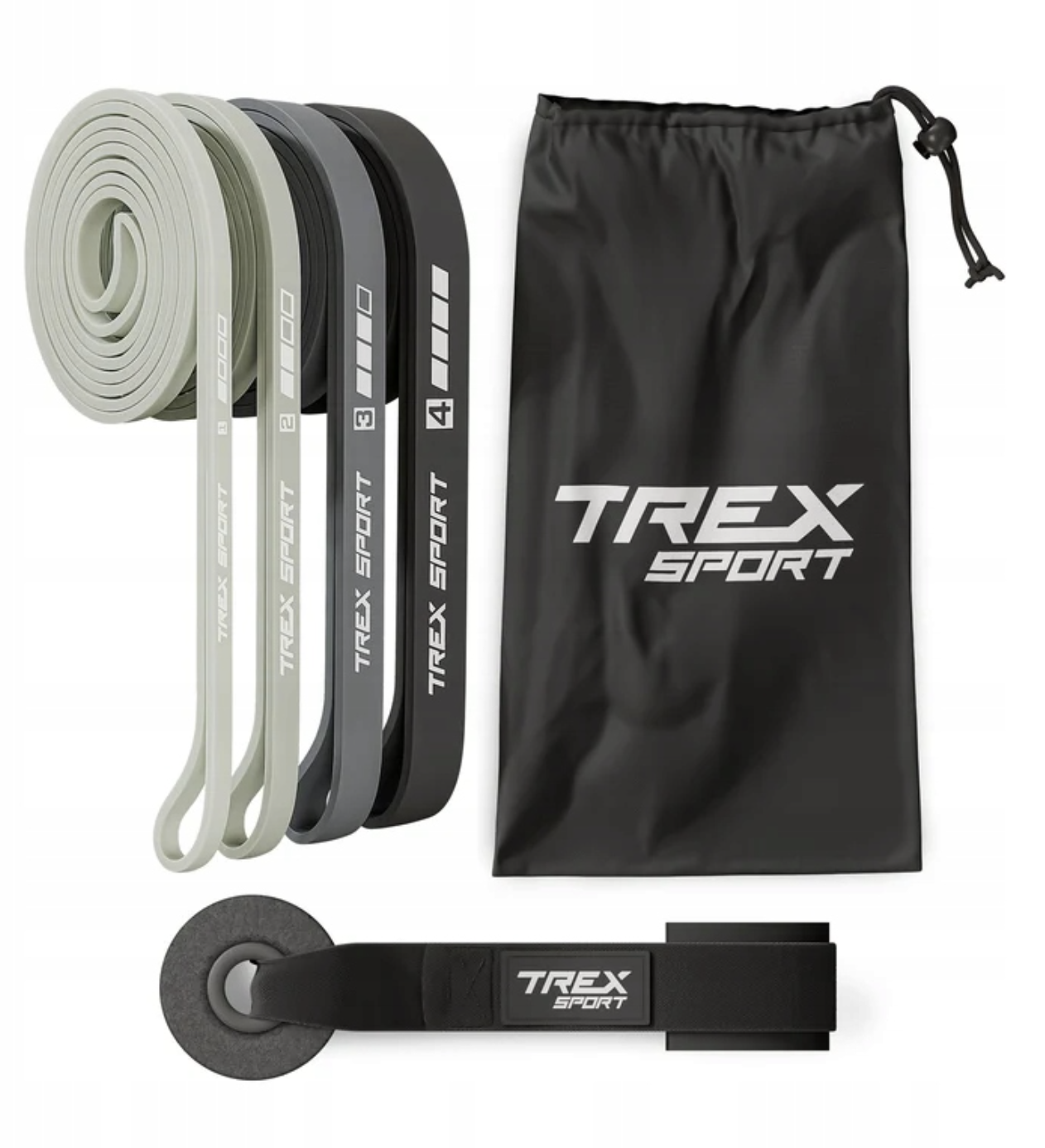 Набір резинок для фітнесу Trex Sport TX-004PB 4в1 2-41 кг (4416)