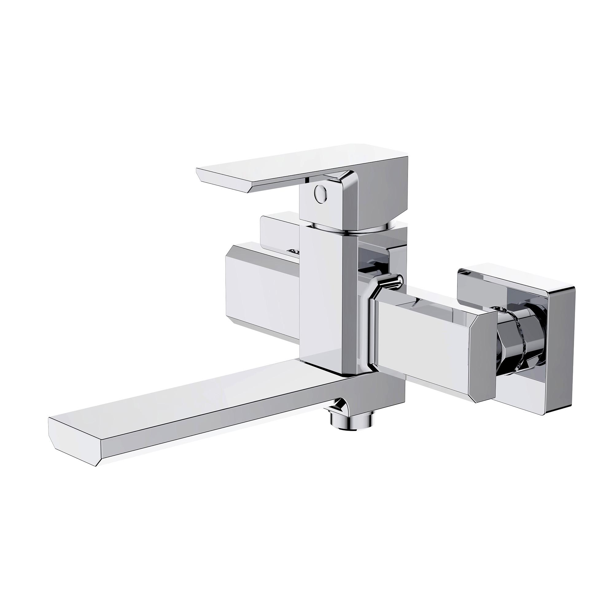 Змішувач для ванни з поворотним виливом Lidz Dozorca з душовим гарнітуром (SD00051528-VS)