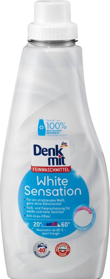 Гель для прання Denkmit White Sensation 40 циклів прання 1 л (11640)