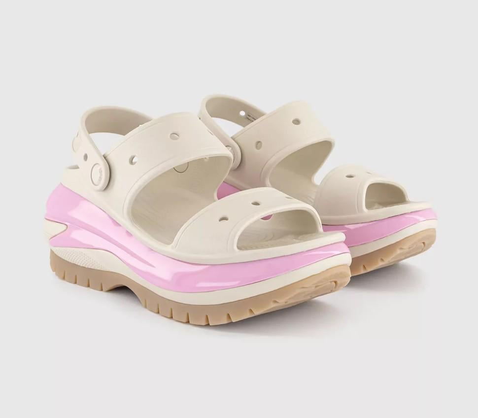 Сандали женские Crocs Mega Crush Tonal Sandal р. 37/38 Stucco (17647)