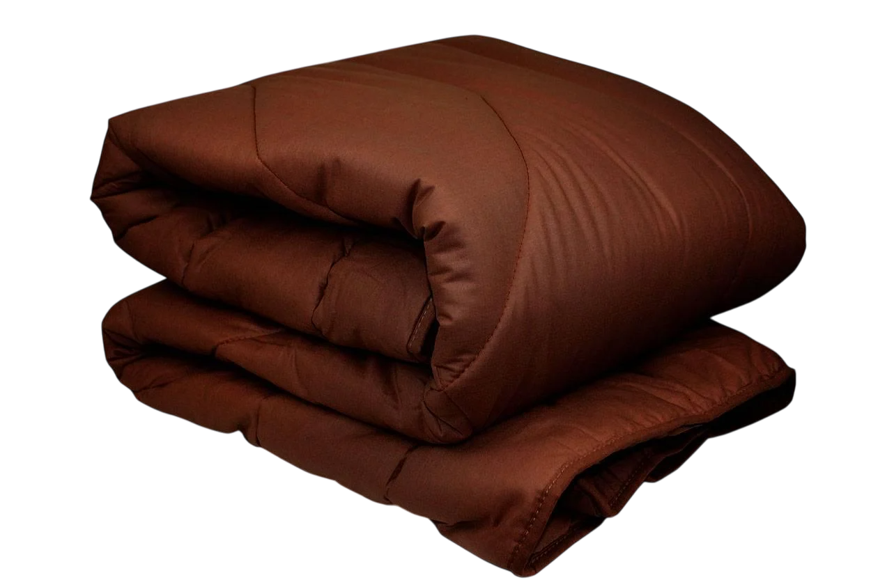 Одеяло силиконовое 0071 микрофибра 220x240 см Коричневый (141181)