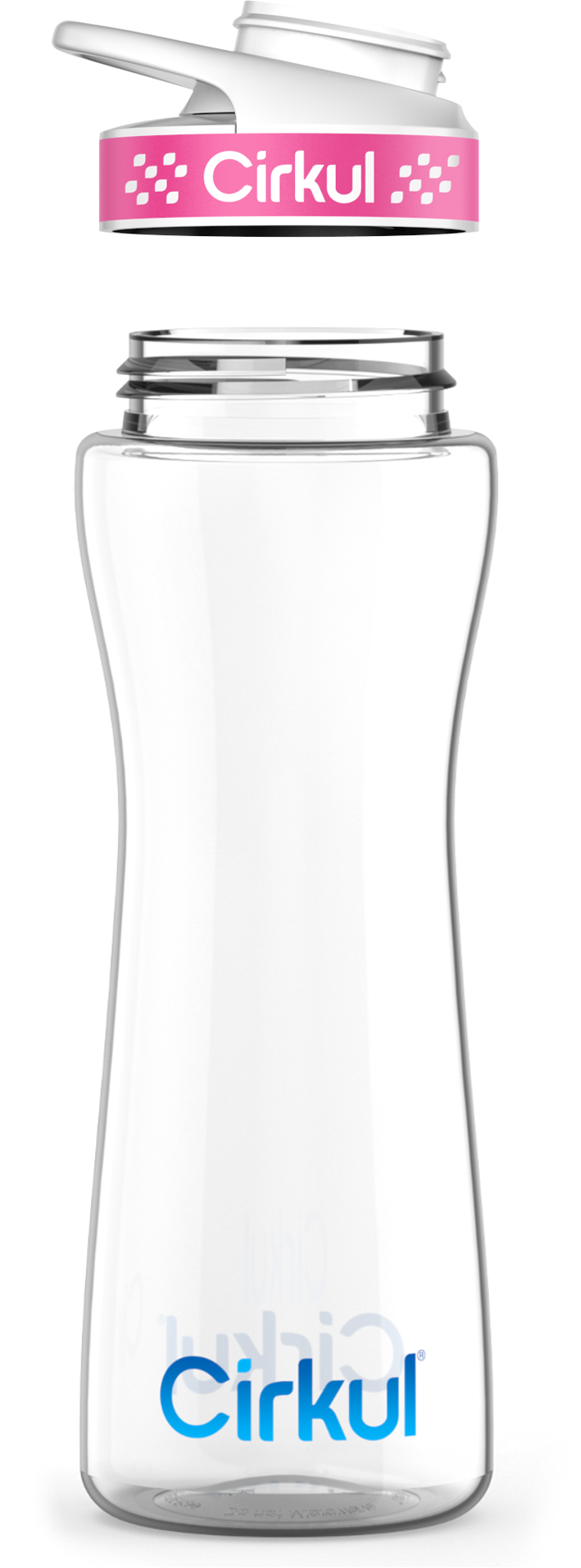 Бутылка для воды Cirkul с пластиковой крышкой 650 мл Розовый (id_40592) - фото 1