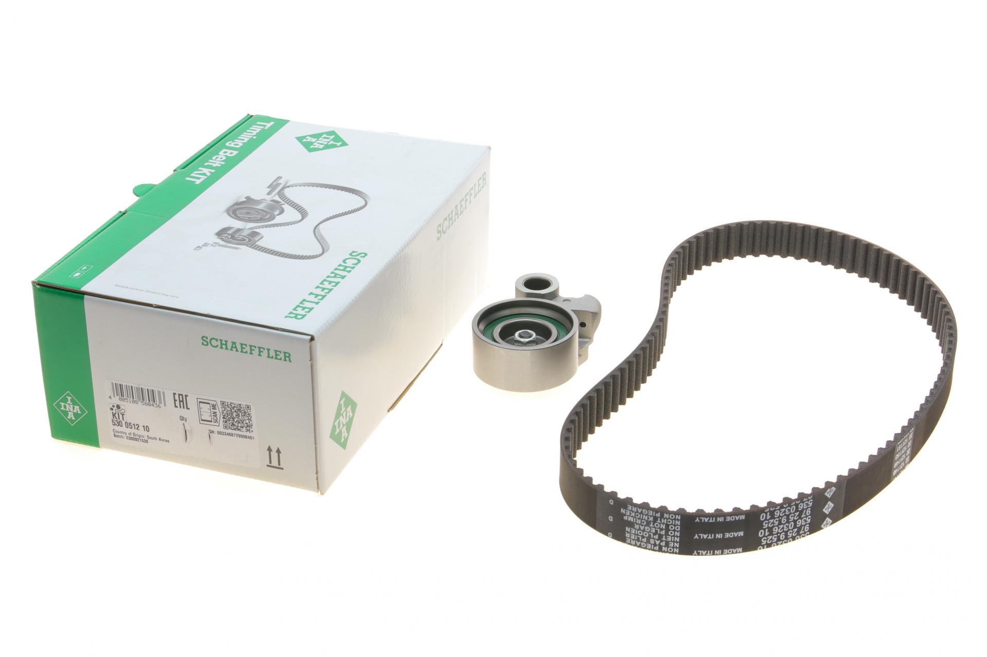 Комплект ГРМ INA Toyota Land Cruiser Prado 3.0 D-4D 02- (530 0512 10)