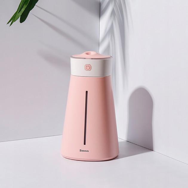 Зволожувач повітря BASEUS Slim Waist Humidifier USB Лампа/Вентилятор Рожевий (DHMY-B04) - фото 2