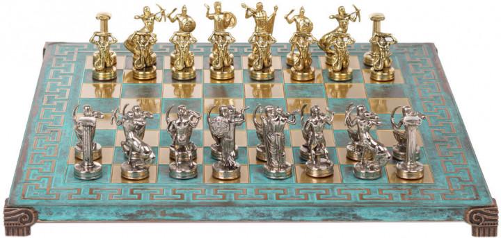 Шахматы эксклюзивные Manopoulos Битва Титанов 36х36 см (S18MTIR)