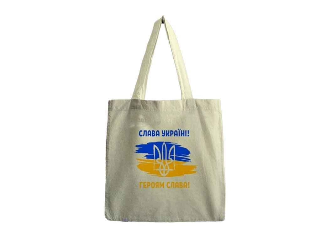 Сумка-шопер Кварта "Слава Україні" 4511 бязь без замка 45x43 см (937614) Сумка-шопер Кварта "Слава Україні" 4511 бязь без замка 45x43 см (937614)
