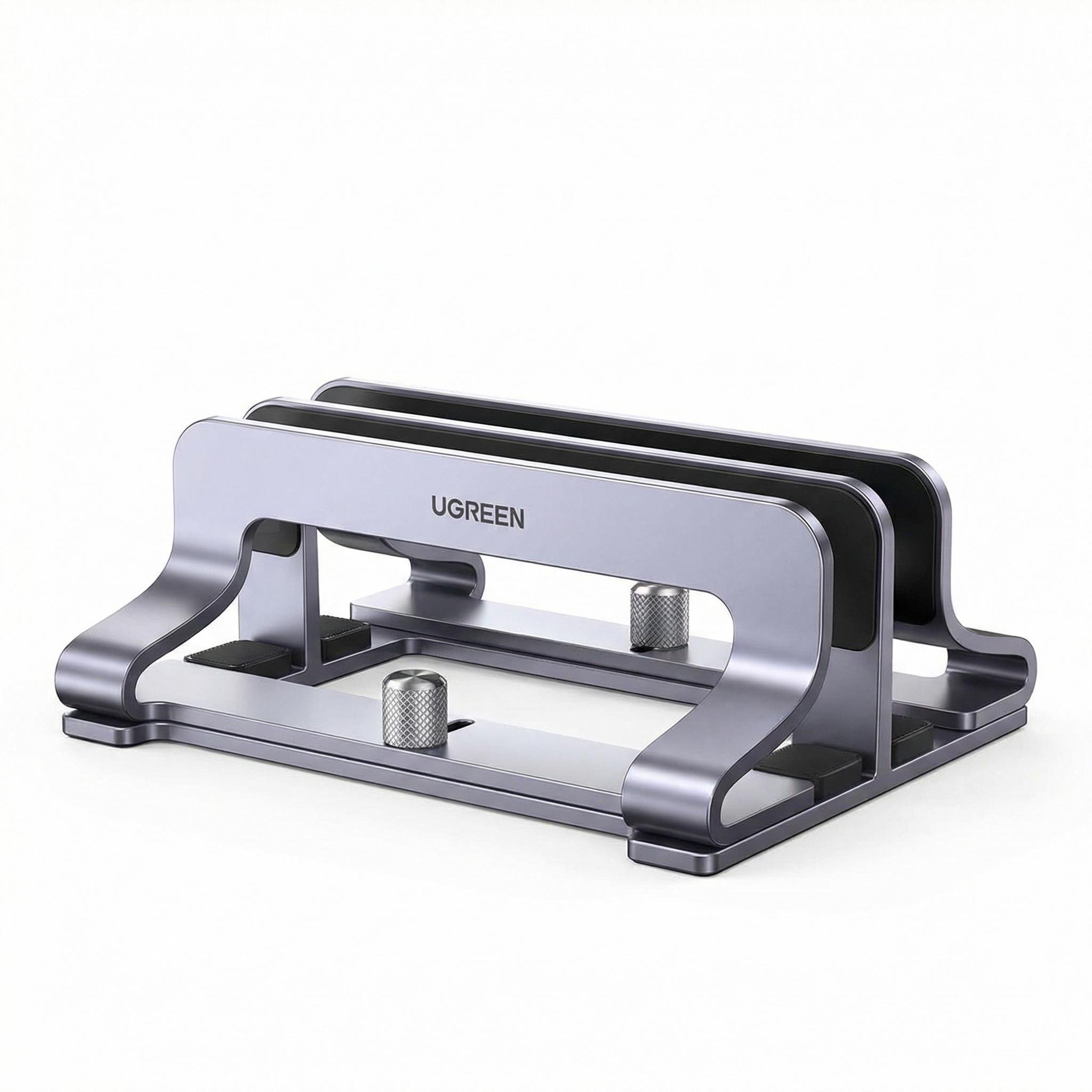 Подставка для ноутбука вертикальная UGREEN LP258 алюминиевая 12-26 мм Space Grey (60643)