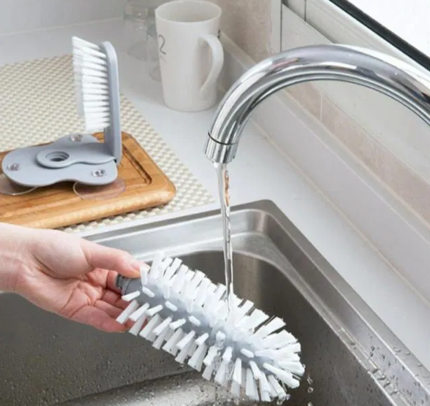 Щетка для мытья стаканов и бутылок Multi-Function Suction Cup Brush (11877799) - фото 6