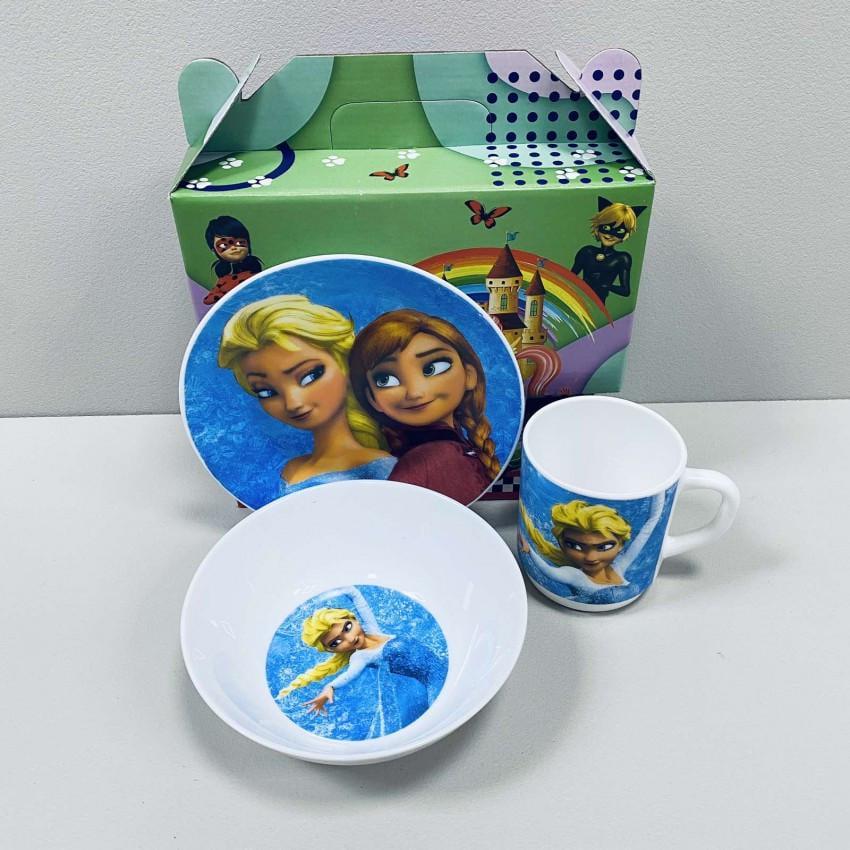 Набор детской посуды Ледяное сердце из стеклокерамики 3 пр. (3535-6)