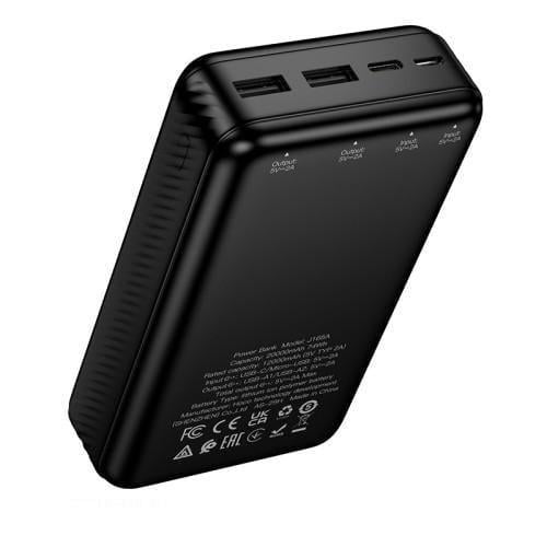 Повербанк Hoco J165A Honey 20000 mAh Чорний (2968813260) Повербанк Hoco J165A Honey 20000 mAh Чорний (2968813260)