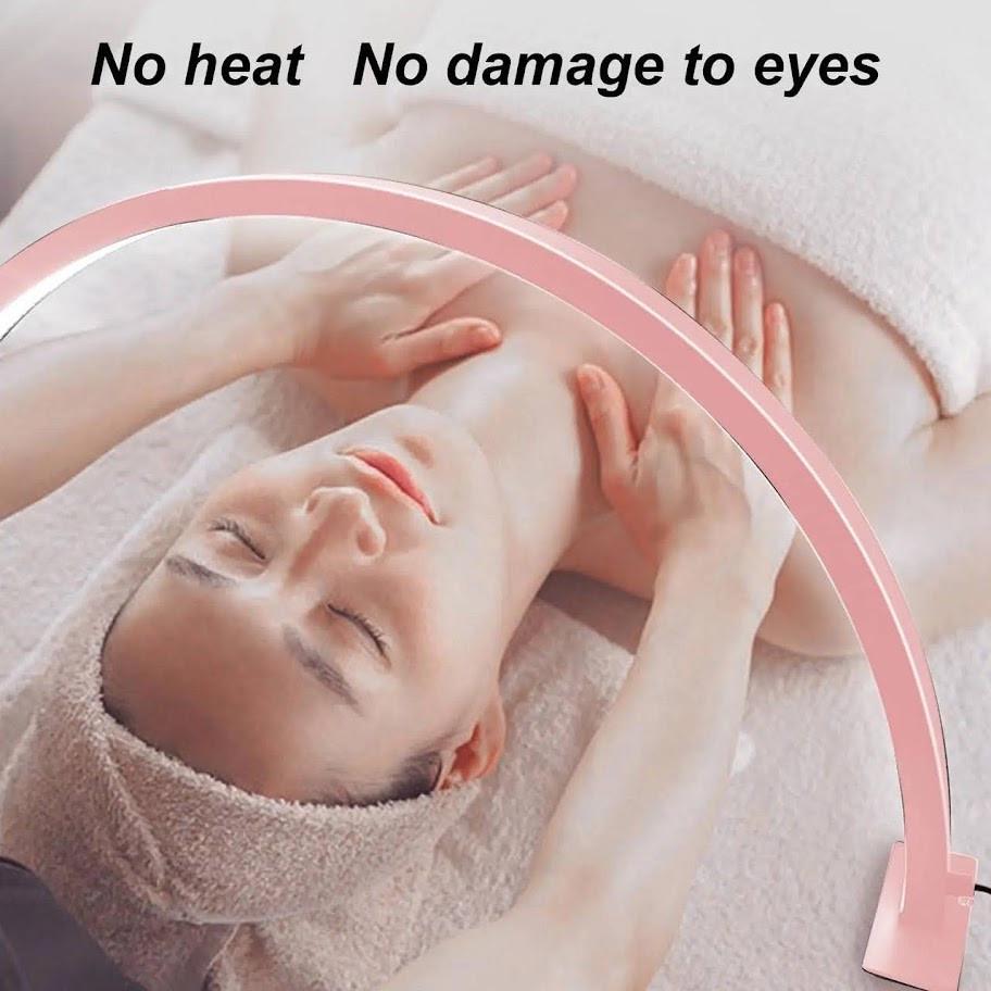 Лампа-півмісяць настільна безтіньова LED HQ-55х 56 см на 60 Вт Рожевий - фото 6 Лампа-півмісяць настільна безтіньова LED HQ-55х 56 см на 60 Вт Рожевий - фото 6