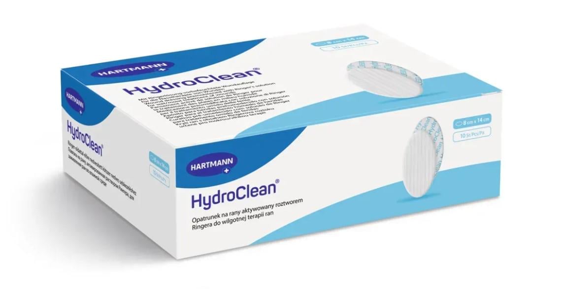 Пов'язка на рану активована для терапії у вологому середовищі HydroClean Гідроклін 8 х14 см