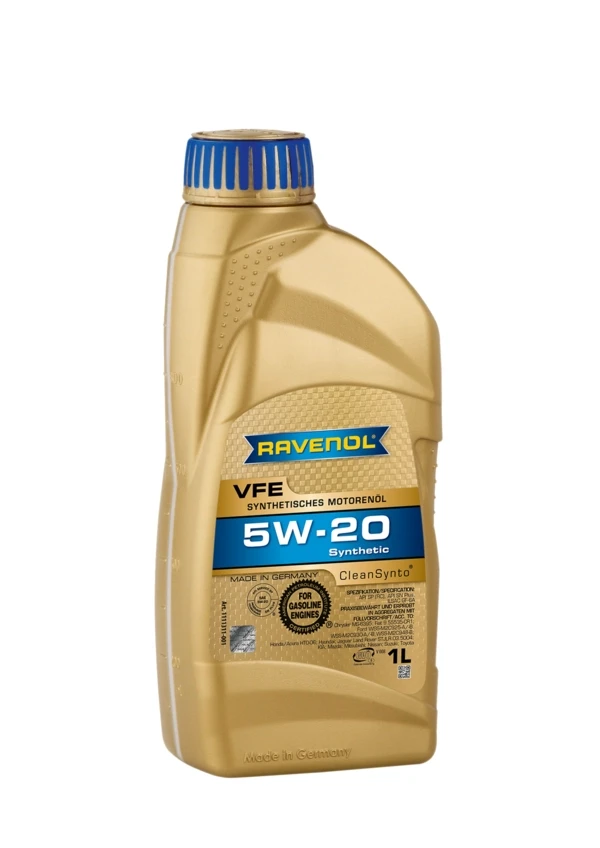 Моторное масло RAVENOL VFE 5W-20 синтетика 1 л (1111311-001)