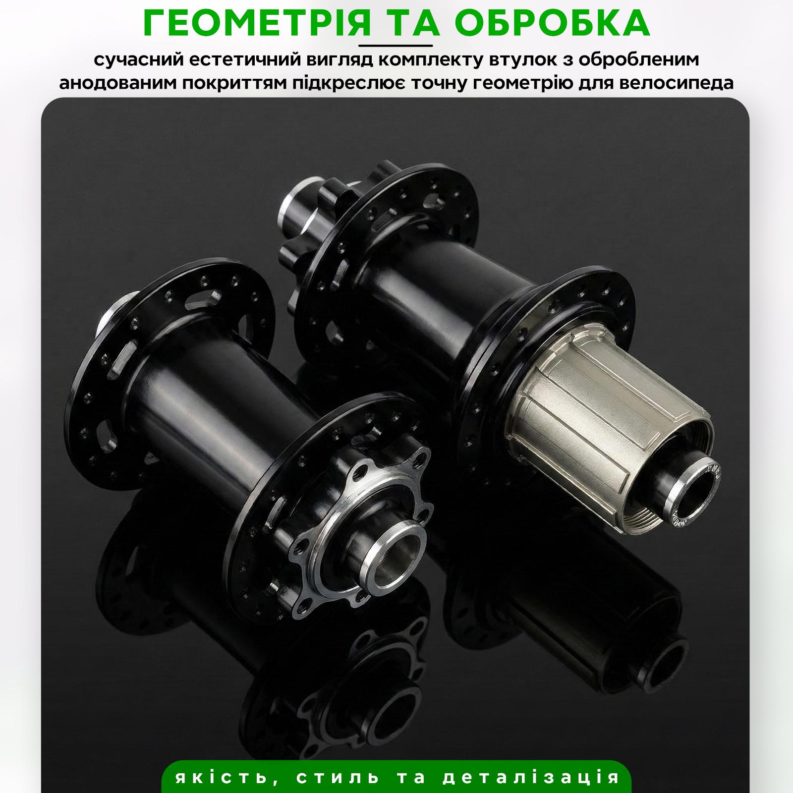 Комплект втулок Exi HG5002 під дискові гальма 100/145 мм Червоний (EXI-HG5002-4211) - фото 3