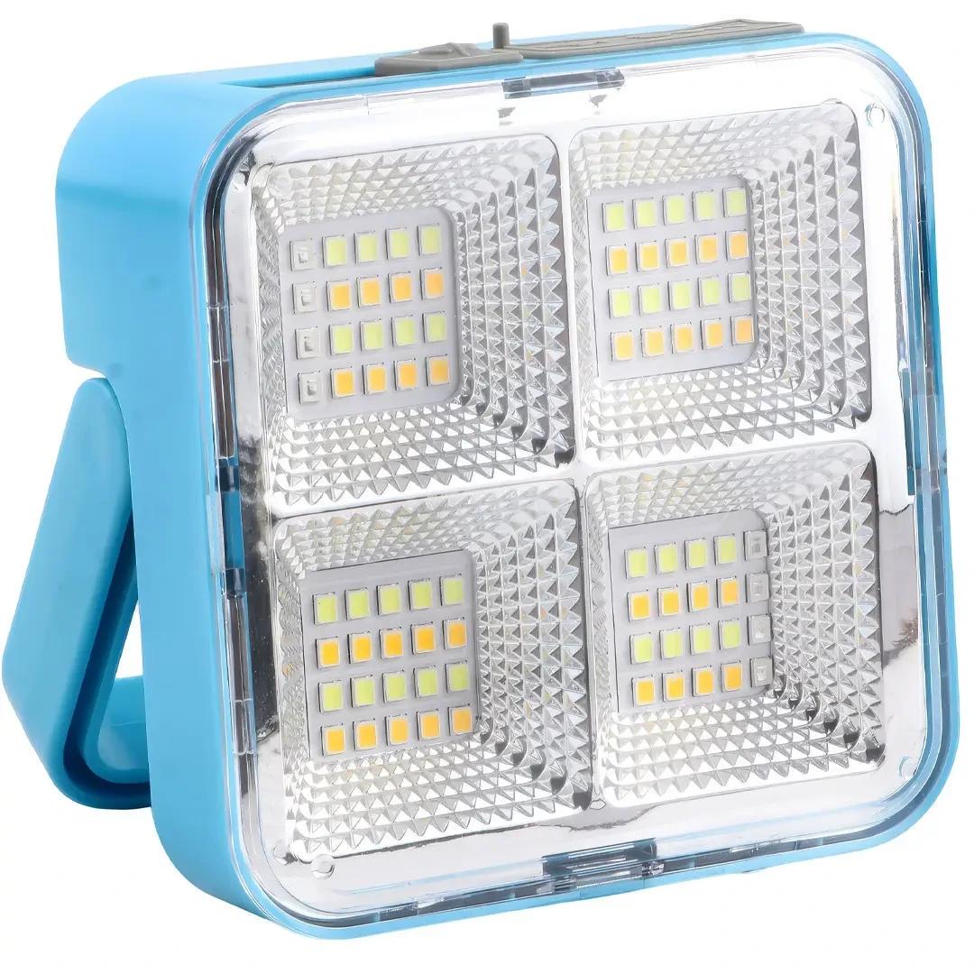 Фонарь-лампа на солнечной батарее с функцией Power Bank LD-02 Синий