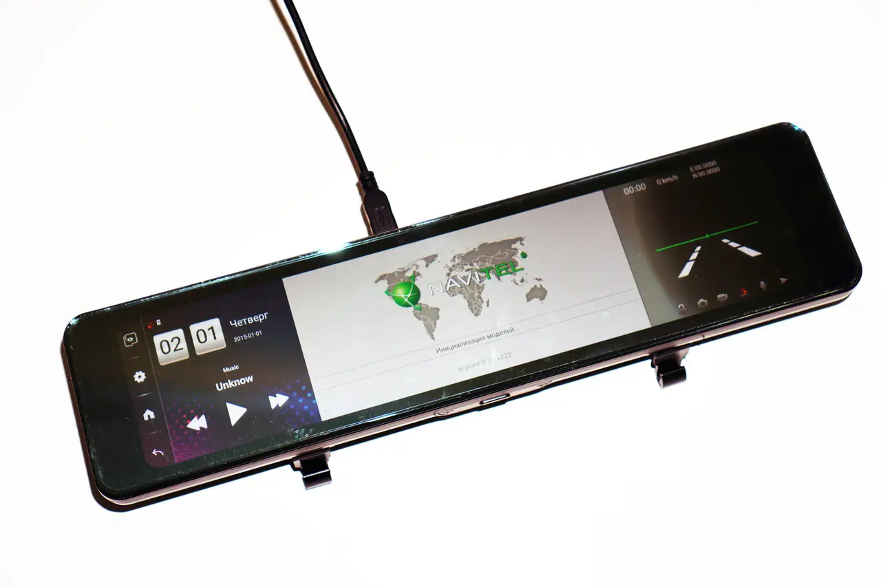 Видеорегистратор-зеркало DVR D60 12' 4g wifi gps 2 камеры - фото 6