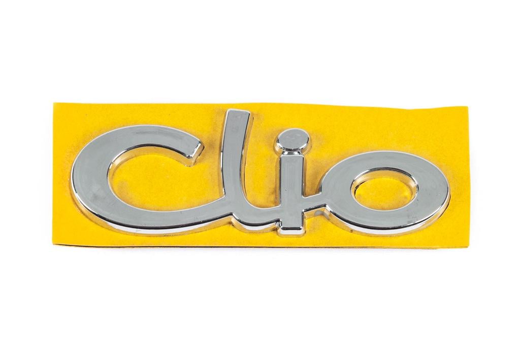 Надпись Clio 7700849001 Davs Auto для Renault Clio II 1998-2005 гг. abs-пластик Хром