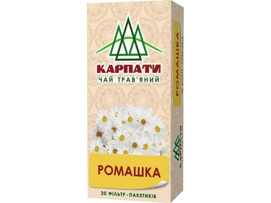 Чай фасований трав’яний Карпати Ромашка 20 пакетиків (845665)