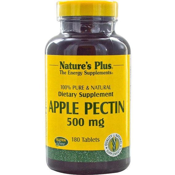 Яблучний оцет Nature's Plus Apple Pectin 500 мг 180 Tabs