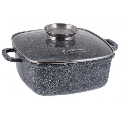 Кастрюля с крышкой Edenberg EB-3974 5,5 л Серый (14379734) Кастрюля с крышкой Edenberg EB-3974 5,5 л Серый (14379734)