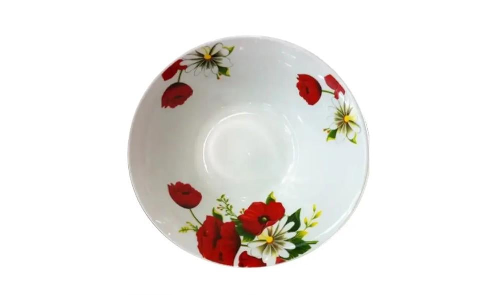 Салатник фарфоровый Helios Мак и ромашка 150 мм (4350)