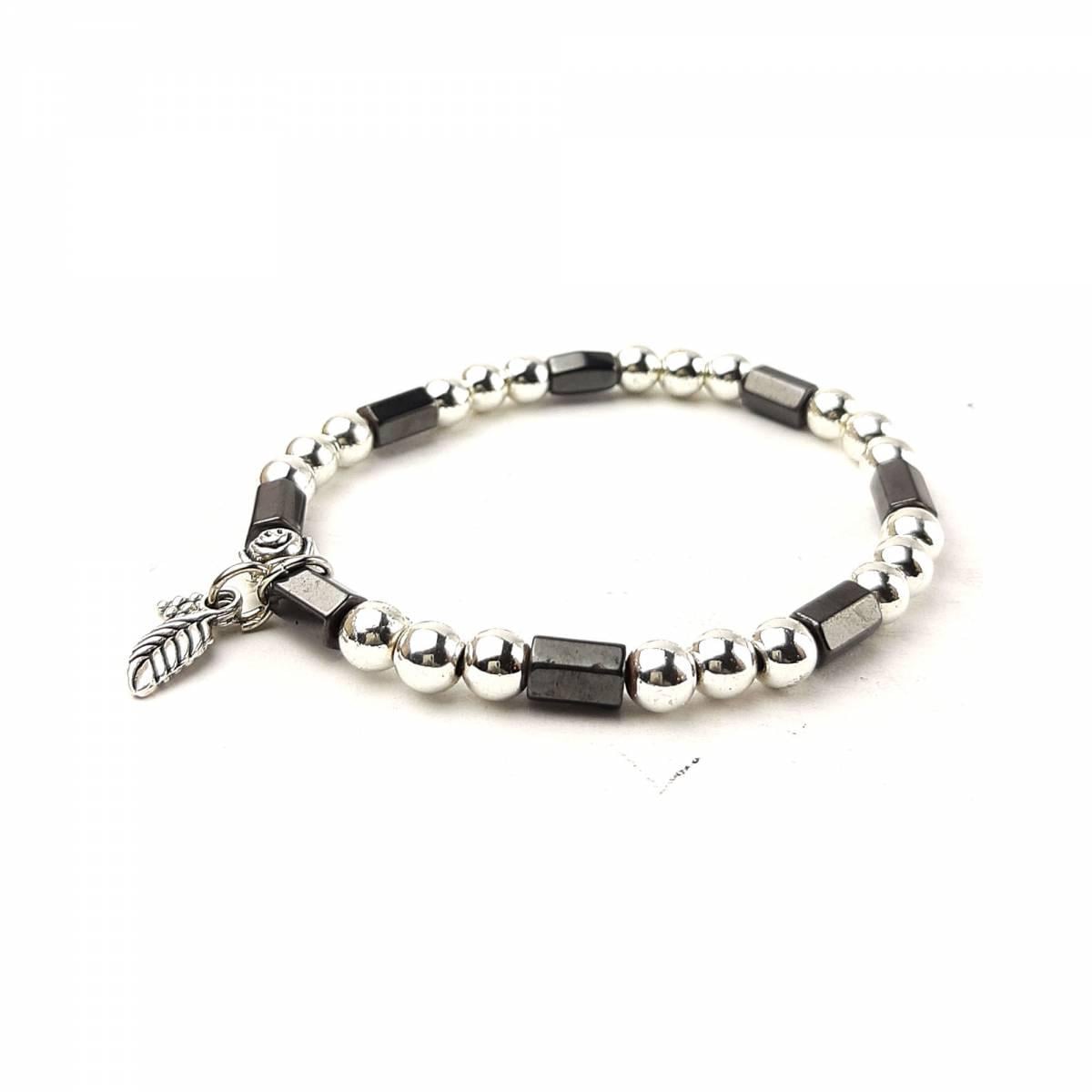 Браслет DARSANA Вальс дождя из натурального камня гематит (DRSU005331)