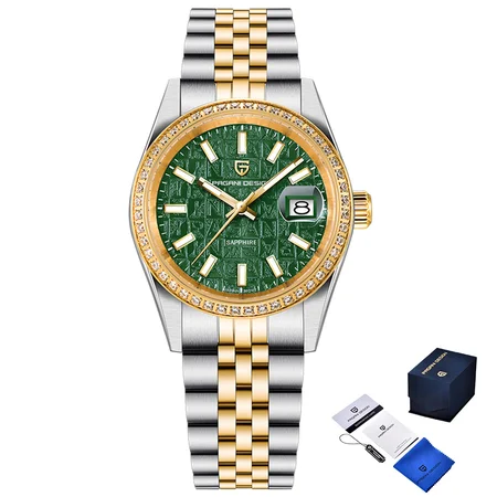 Наручные часы Pagani Design PD-1794 Silver/Gold/Green