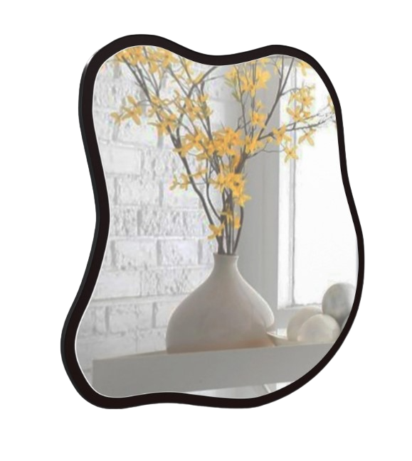 Зеркало настенное на основе из ДСП 100 см Черный Зеркало настенное на основе из ДСП 100 см Черный