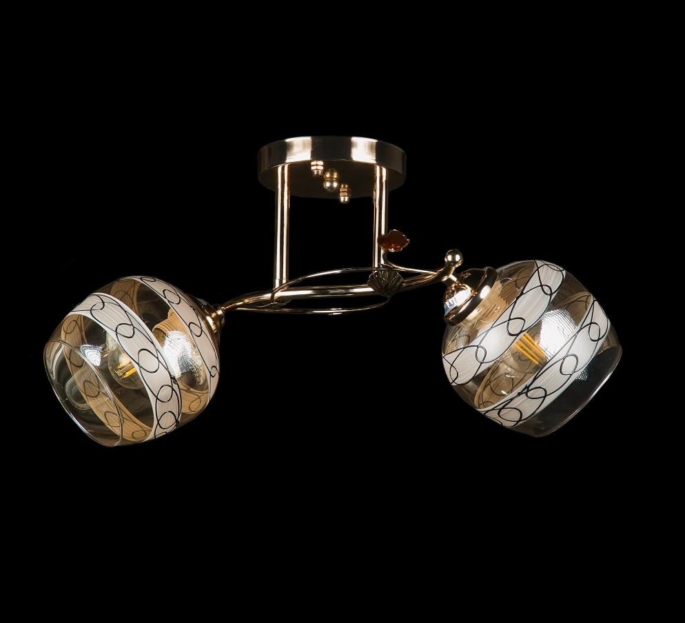 Люстра с плафонами Splendid Ray (L9624A/2 FGD) Люстра с плафонами Splendid Ray (L9624A/2 FGD)
