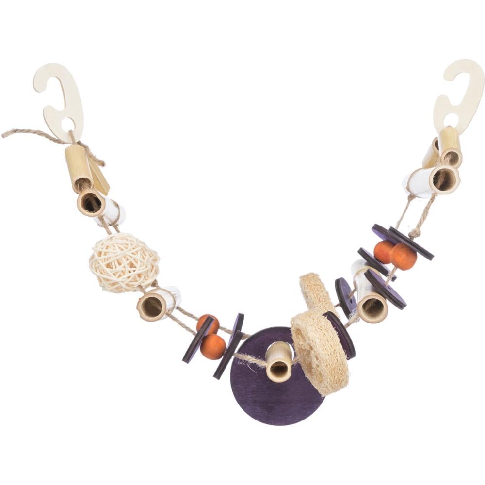 Мост для птиц подвесной Trixie на сизали бамбук кокос ротанг дерево 45 см (58842) - фото 2 Мост для птиц подвесной Trixie на сизали бамбук кокос ротанг дерево 45 см (58842) - фото 2