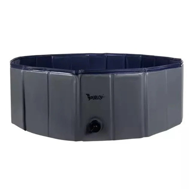 Бассейн-манеж складной Purlov для купания и охлаждения собак нескользящее дно 100х30 см (20929)