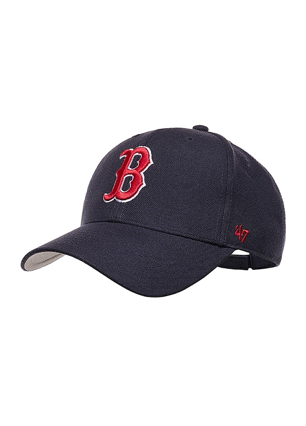 Бейсболка чоловіча 47 Brand MLB BOSTON RED SOX One size Чорний (7dB-MVP02WBV-HM One size)