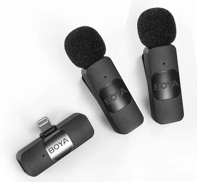 Мікрофон бездротовий петличний Boya BY-V2 з роз'ємом iOS