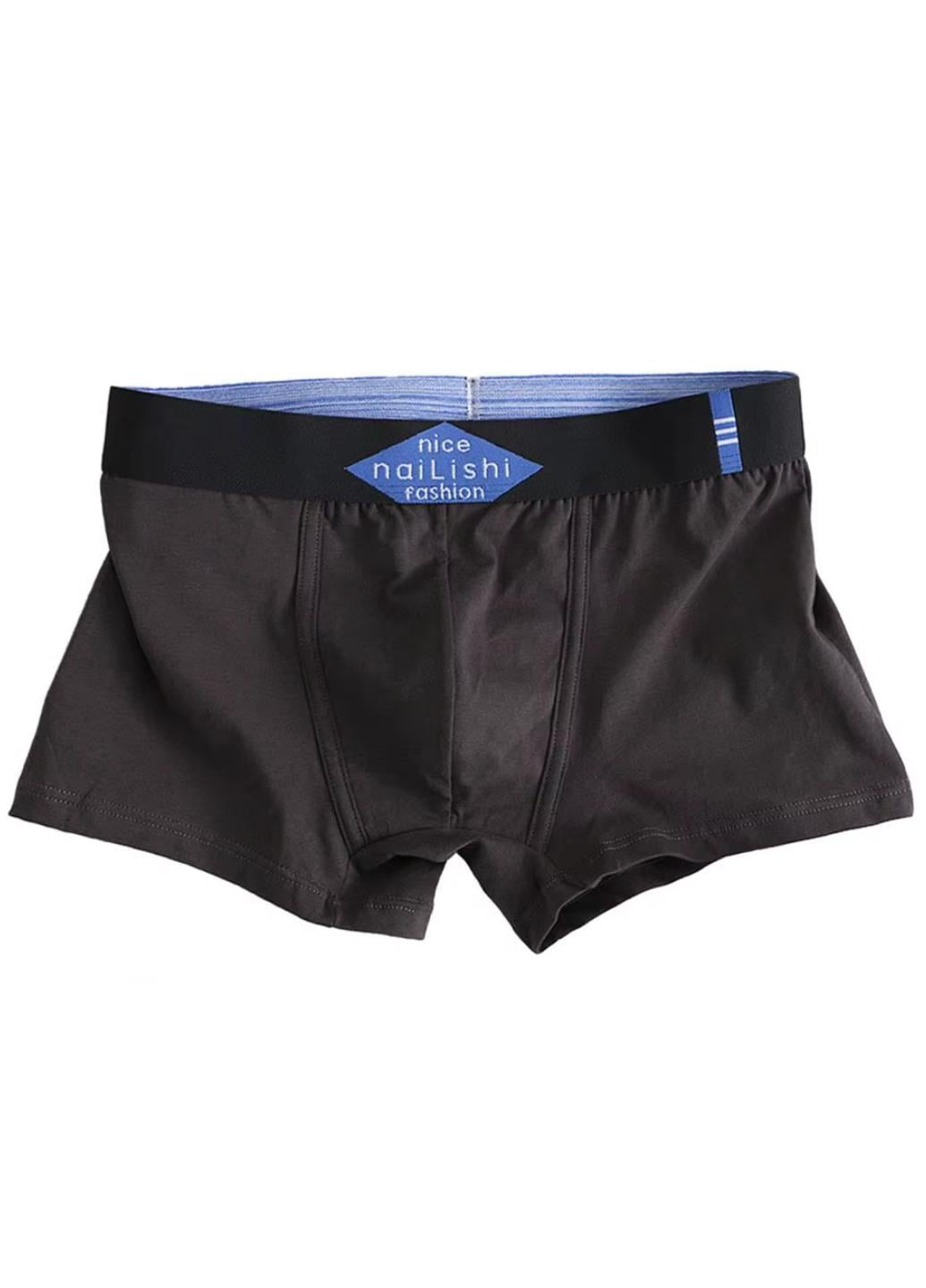 Трусы мужские хлопчатобумажные Fine Comfort Темно-серый (1718-50-02)