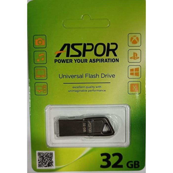 Флеш-память USB Aspor AR114 32GB Графитовый (1858272631) Флеш-память USB Aspor AR114 32GB Графитовый (1858272631)