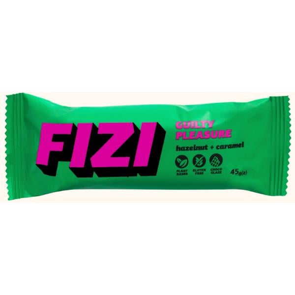 Спортивний батончик вуглеводний Fizi Guilty Pleasure Bar Hazelnut Caramel 45 г (000020893)