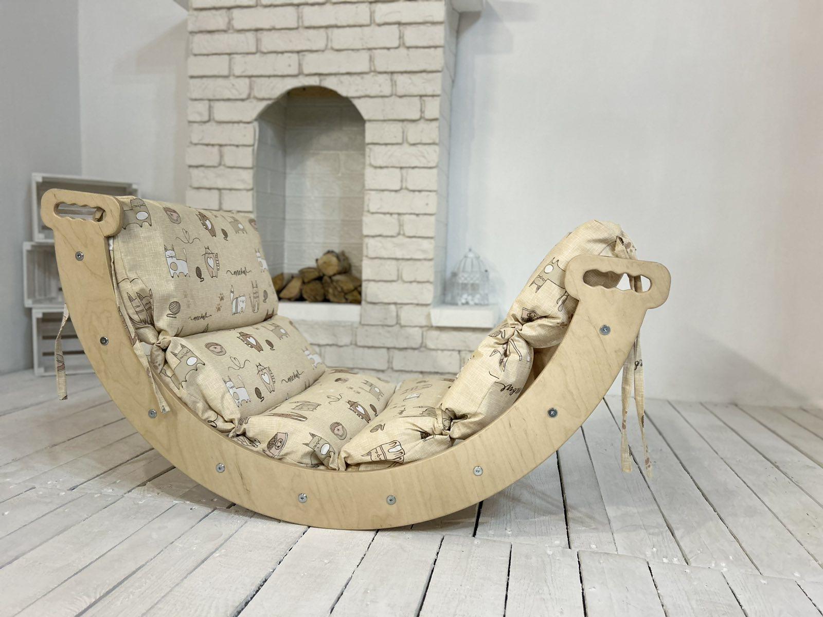 Дитячий тренажер з матрацом Paradox Арка Піклер з натурального дерева (260220241) - фото 2 Дитячий тренажер з матрацом Paradox Арка Піклер з натурального дерева (260220241) - фото 2